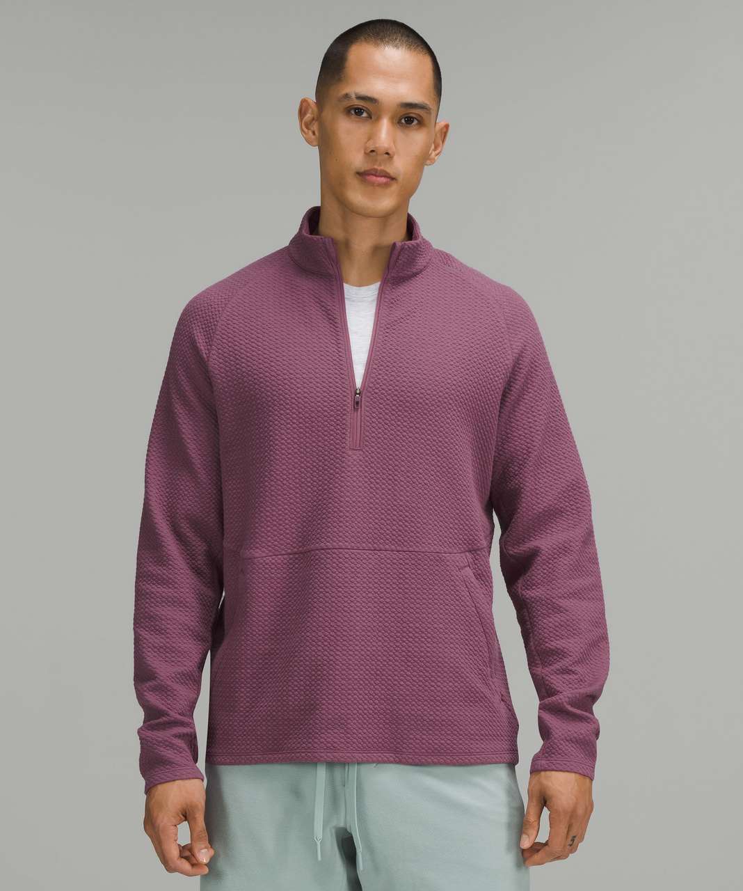 Lululemon At Ease Half-Zip - Vintage Plum