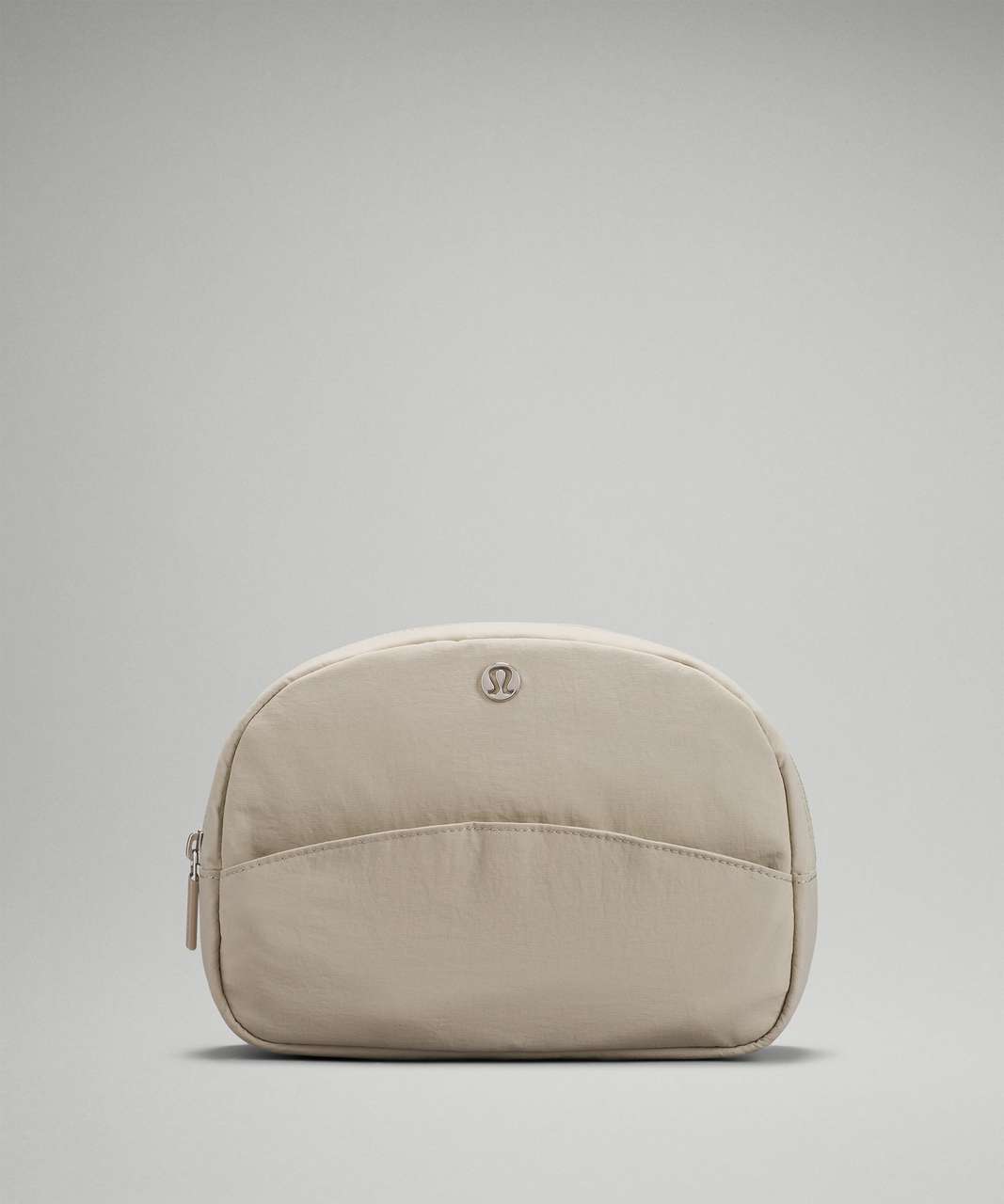 Lululemon Double-Zip Pouch - Raw Linen