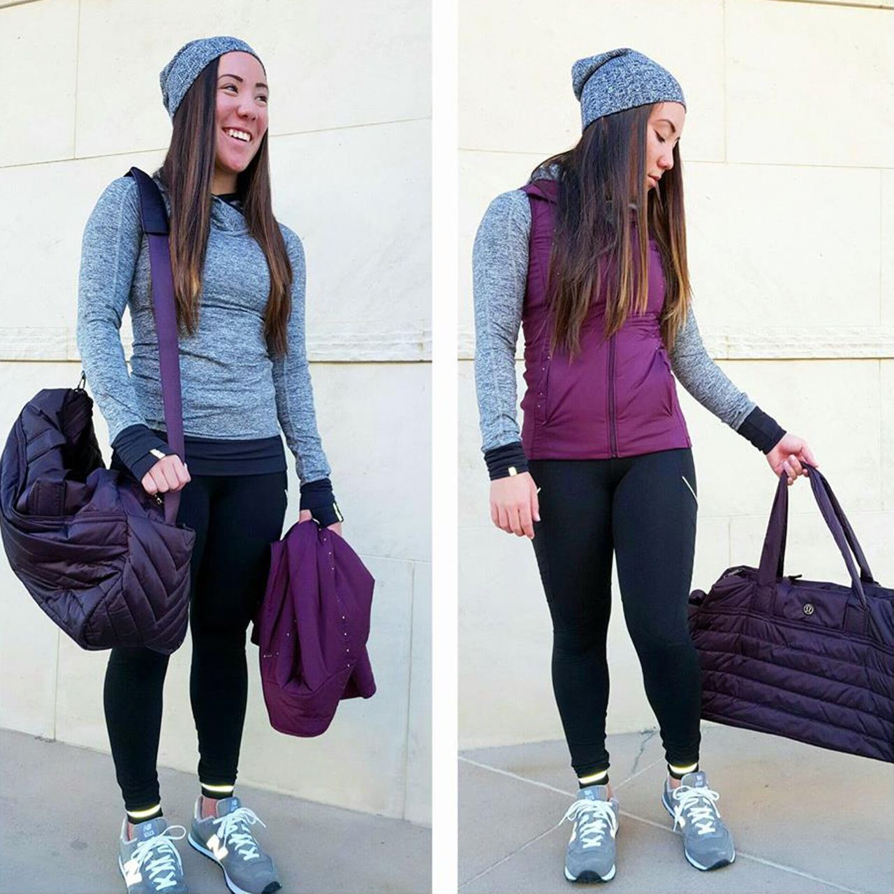 Lululemon Get Lost Duffel - Black Cherry