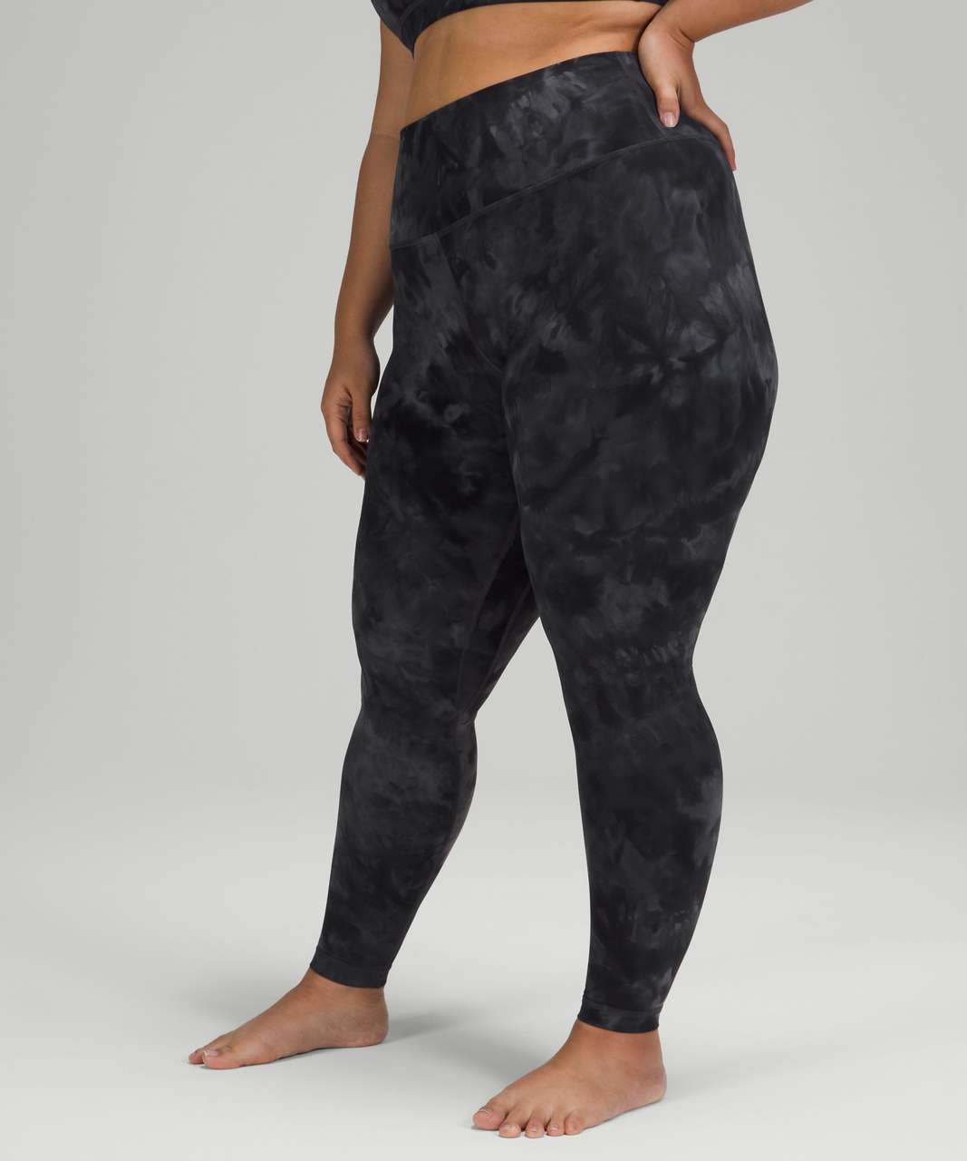 Lululemon Align High-Rise Pant 28 - Diamond Dye Pitch Grey Graphite Grey -  lulu fanatics