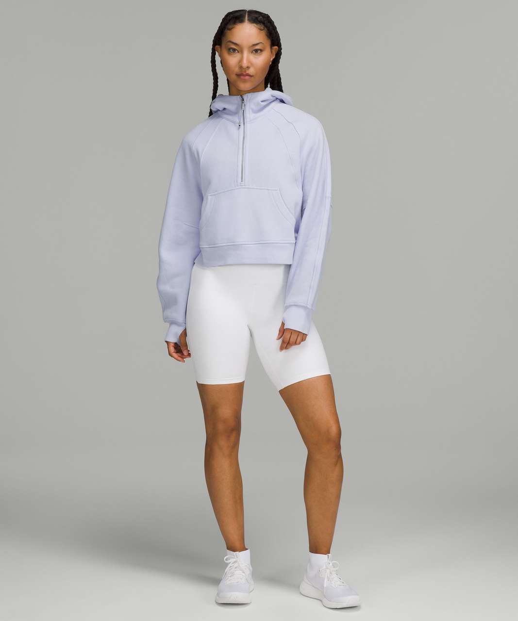 Lululemon Scuba Oversized Half-Zip Hoodie - Pastel Blue - lulu fanatics