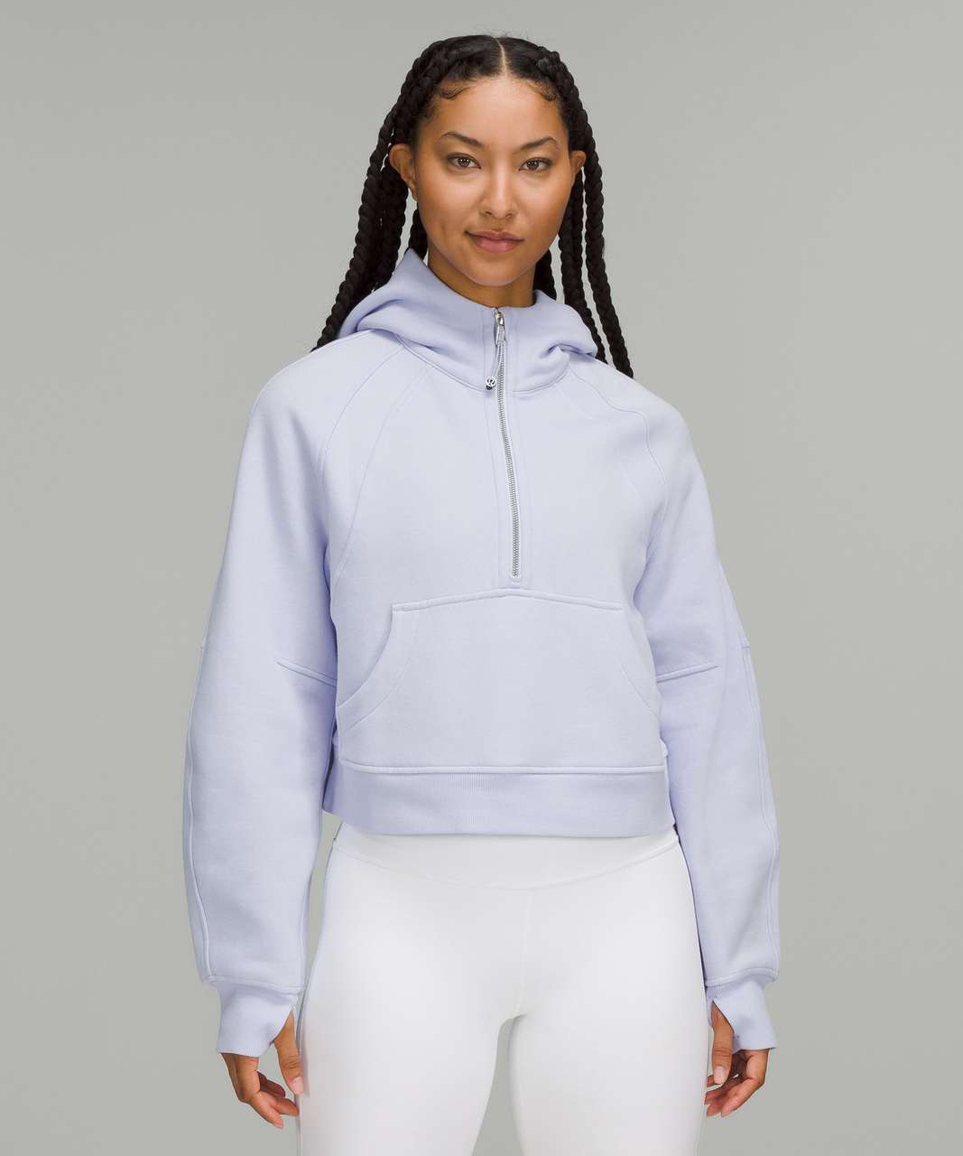 Lululemon Scuba Oversized Half-Zip Hoodie - Pastel Blue