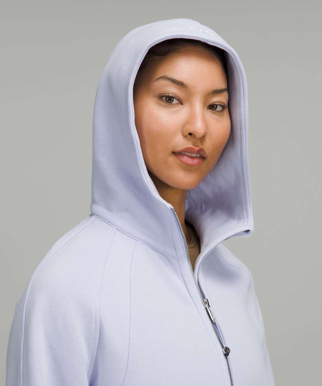 Penn State Lululemon Women's Scuba Oversized Half Zip Hoodie in Heather Grey