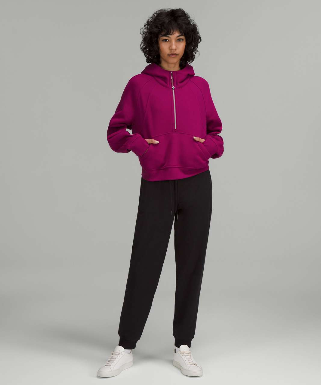 Lululemon Scuba Oversized Half-Zip Hoodie - Magenta Purple