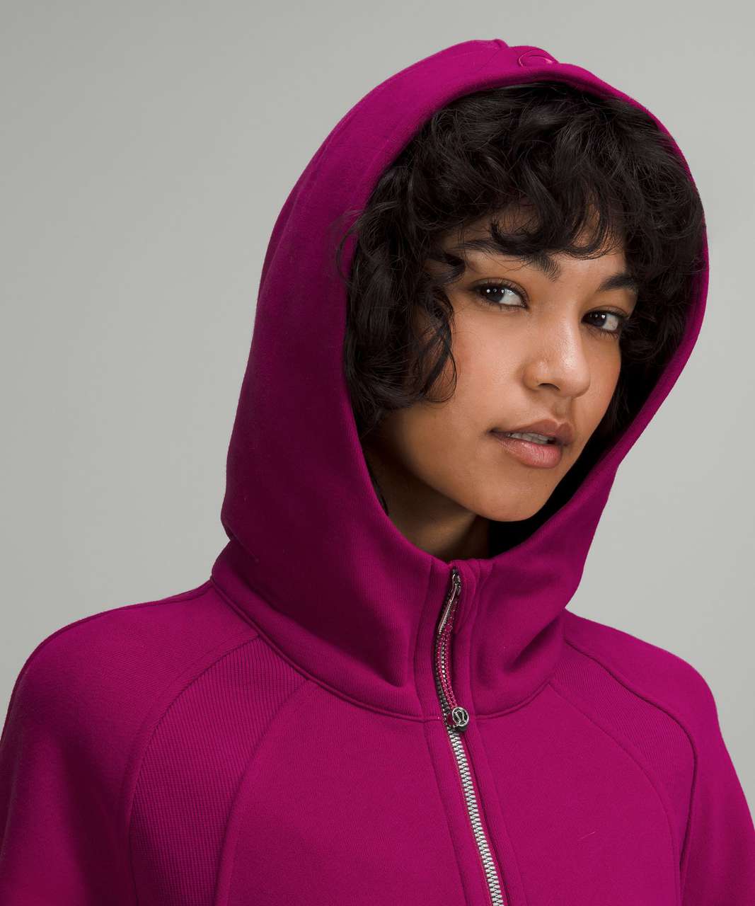 Lululemon Scuba Oversized Half Zip Hoodie Magenta Purple Lulu Fanatics