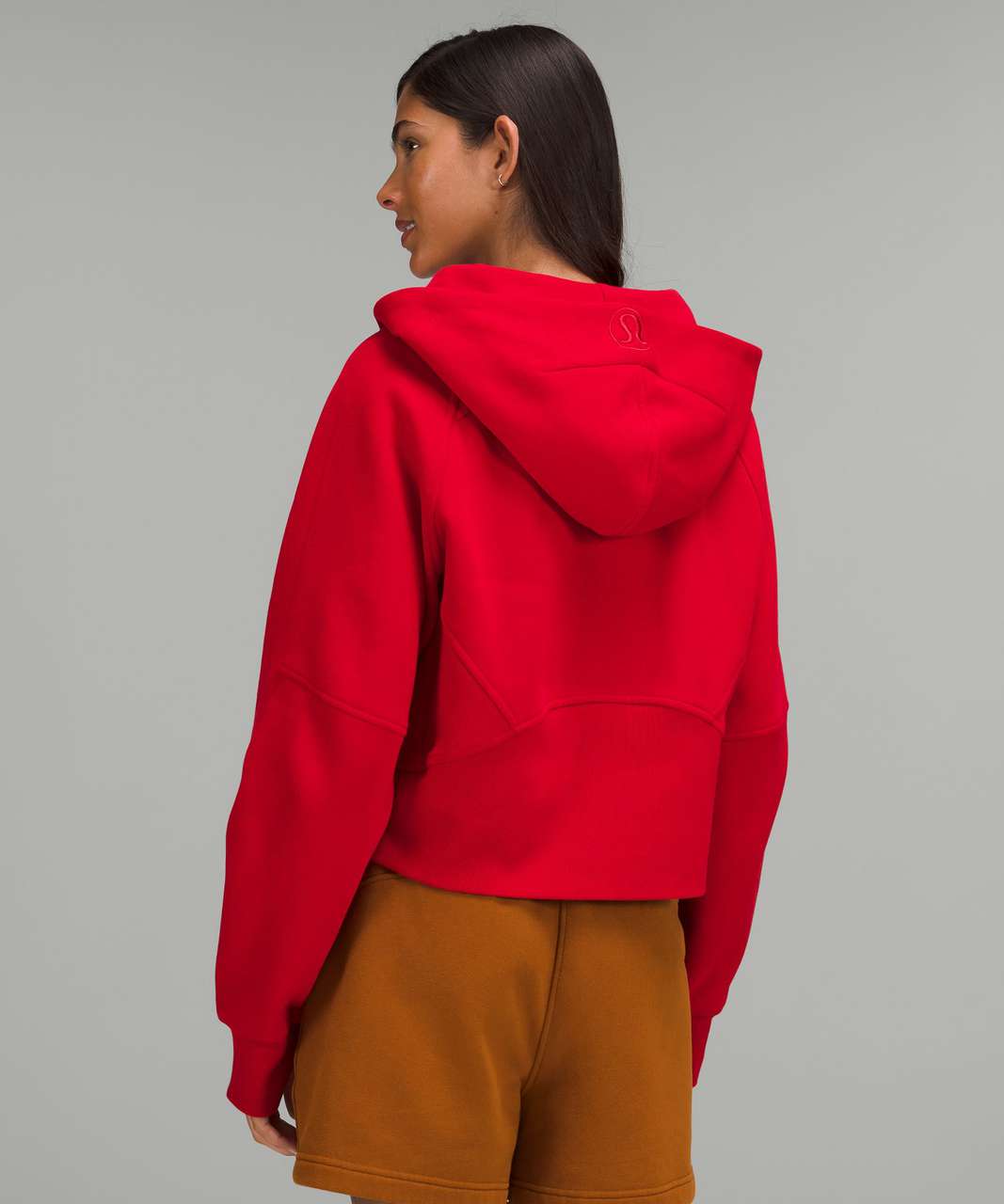 New Lululemon Scuba Full Zip Hoodie Jacket Dark Red Nepal
