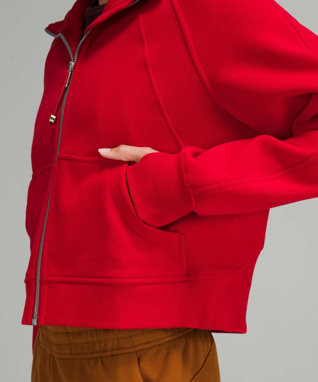 Behold the LNY Dark Red Scuba Oversized Full Zip ♥️ : r/lululemon