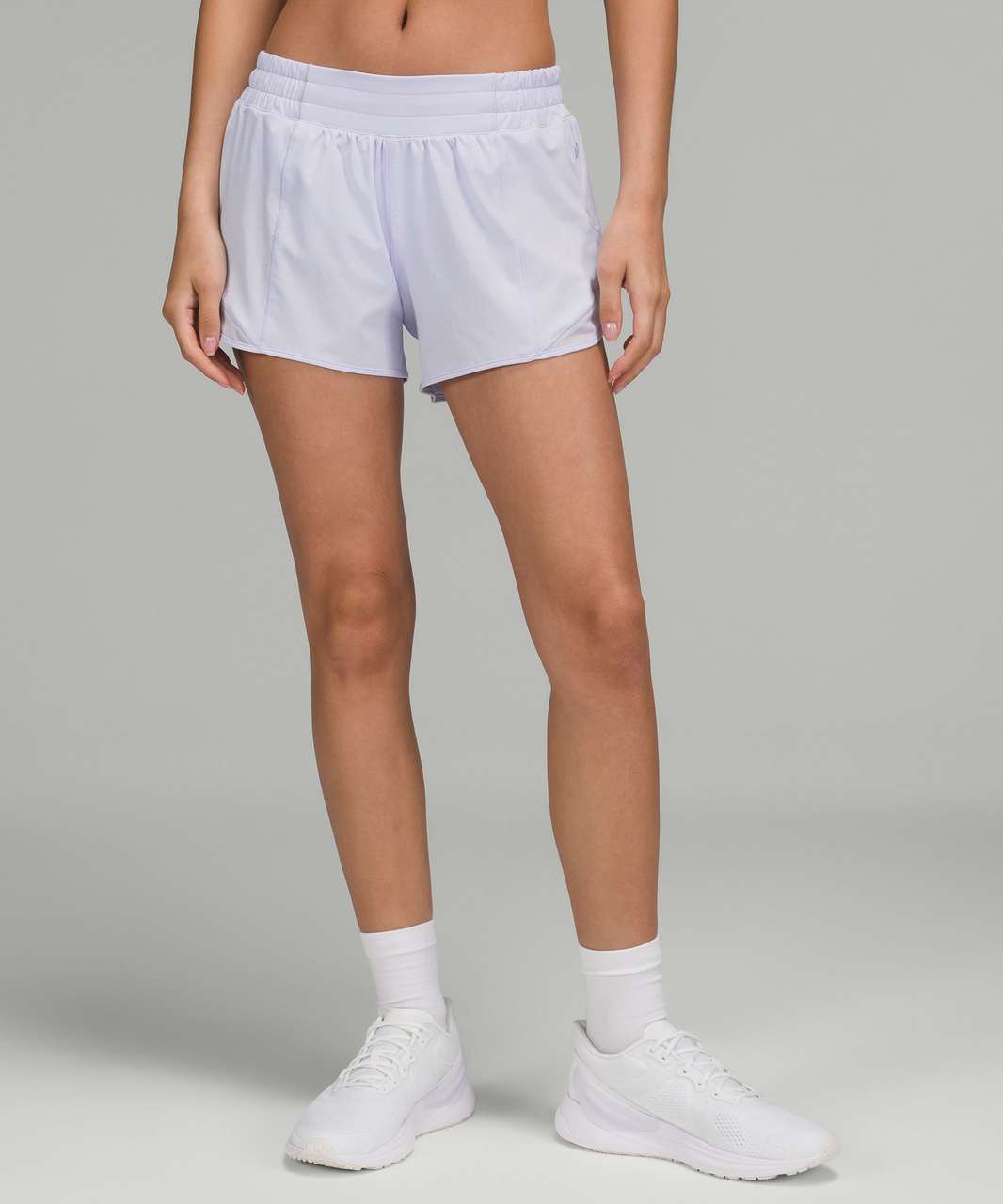 Lululemon Hotty Hot Low-Rise Lined Short 4" - Pastel Blue