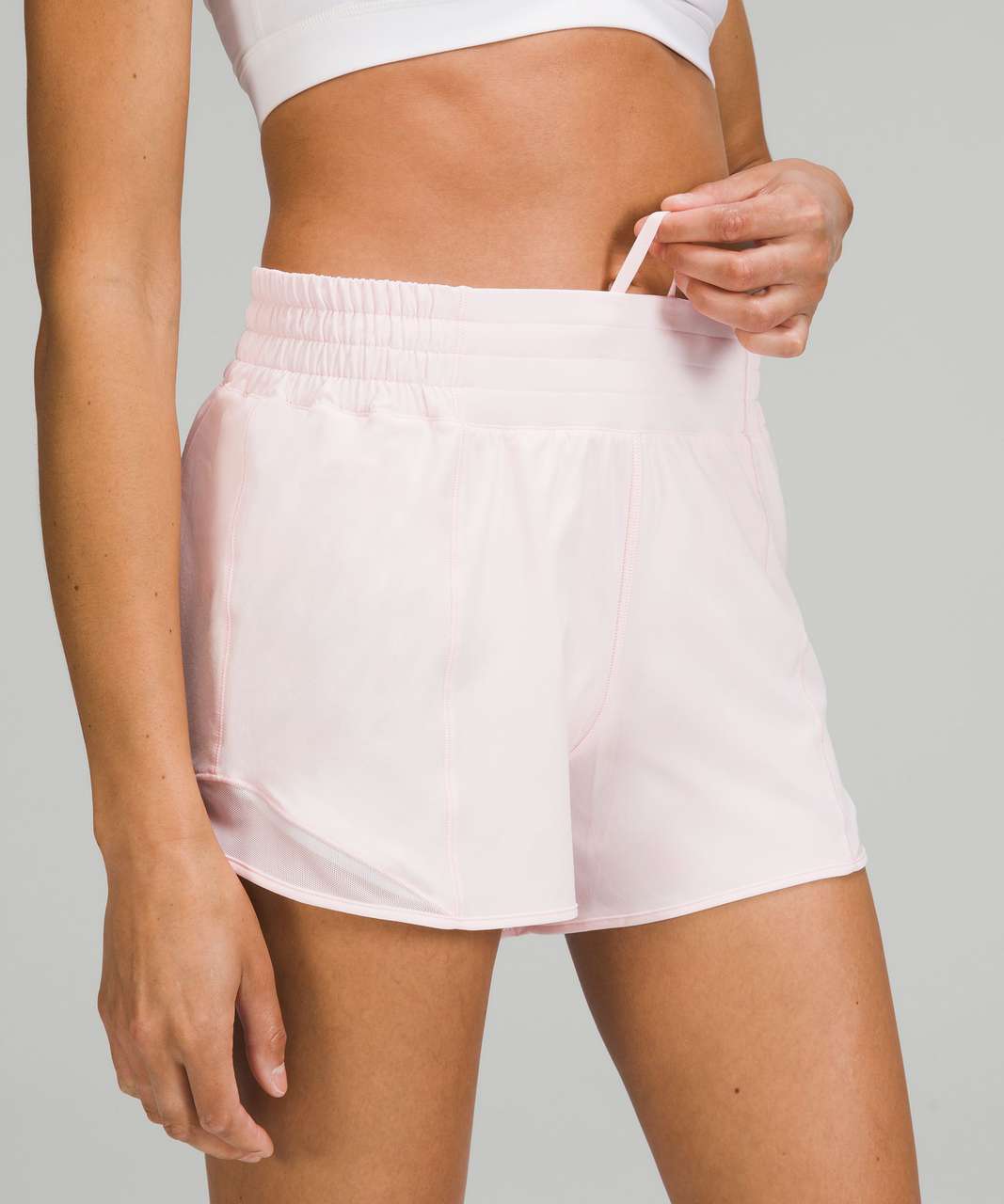 Lululemon Hotty Hot High-Rise Lined Short 4 - Strawberry Milkshake - lulu  fanatics