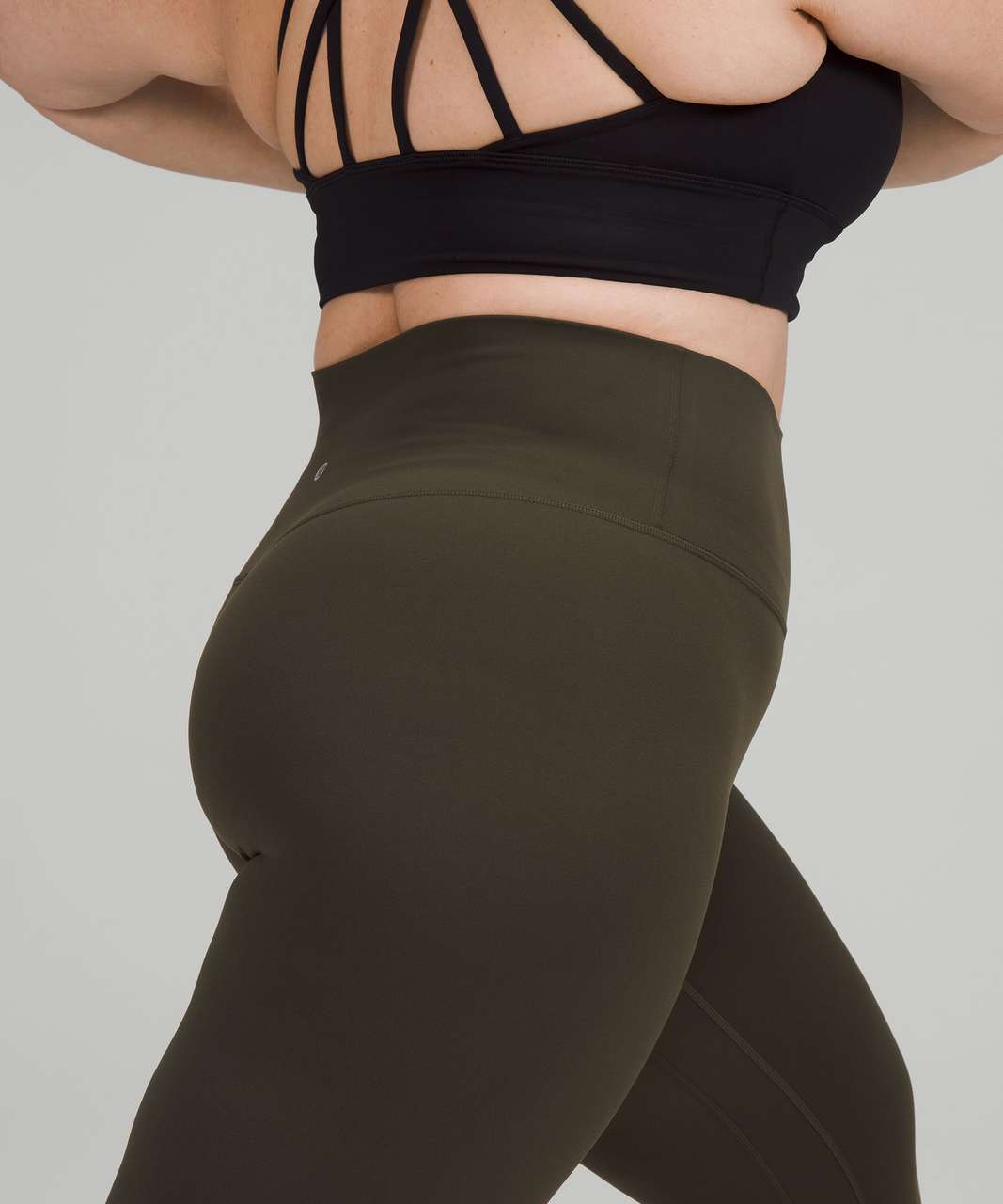 ❤️ NWT Lululemon Align Crop HR 23- Size 4 Green Twill Green