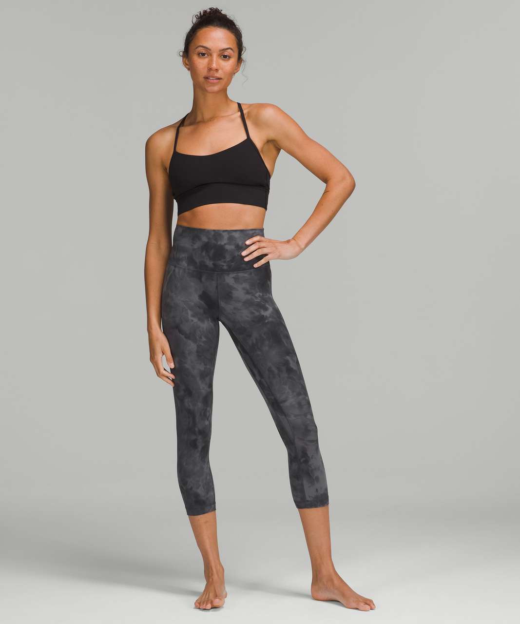 Lululemon NEW! Size 8 ALIGN HR CROP 21” Diamond Dye Pitch Grey Graphite  Gray - $76 (22% Off Retail) New With Tags - From Gracin