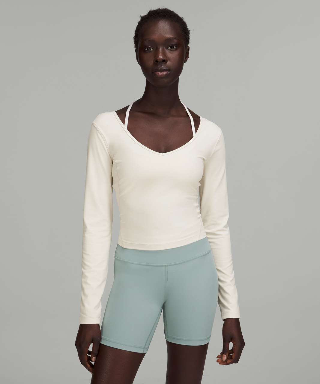 Lululemon LA Scoop Neck Bodysuit - White Opal - lulu fanatics