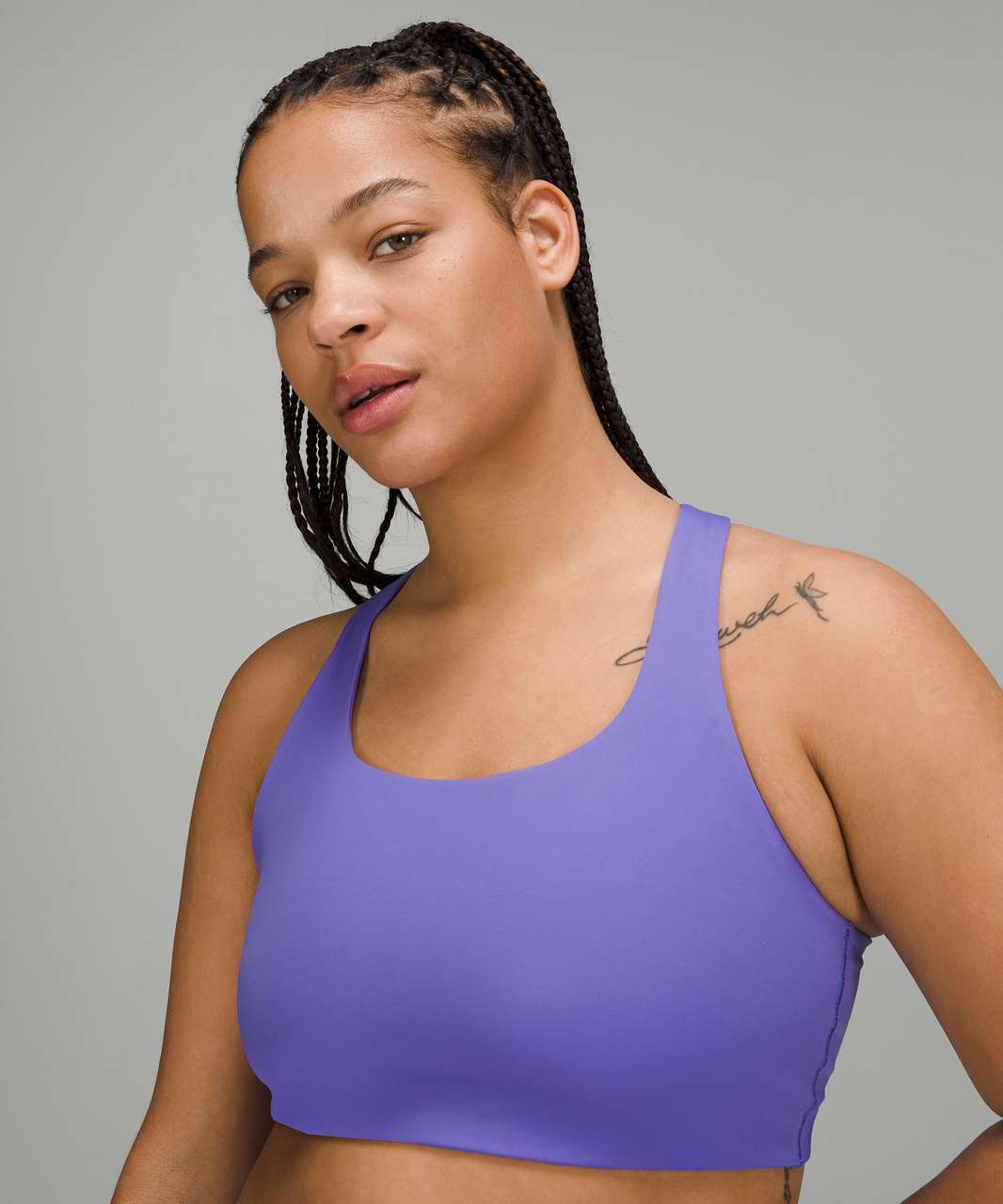 Lululemon Invigorate Bra with Clasp *High Support, B/C Cup - Magenta Purple  - lulu fanatics