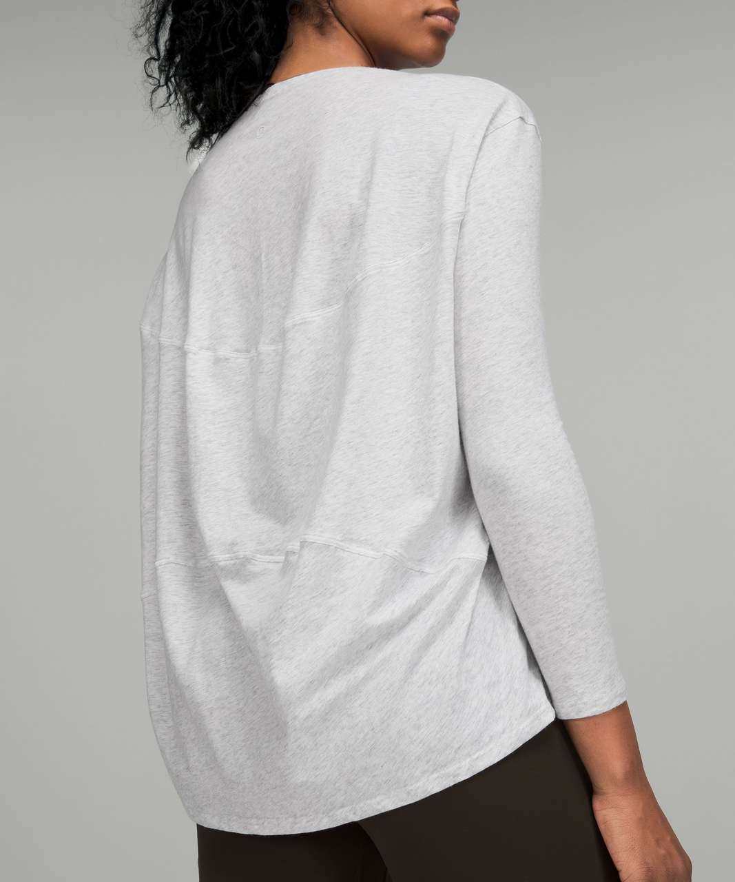 Lululemon Back in Action Long Sleeve Shirt - Heathered Core Ultra Light Grey