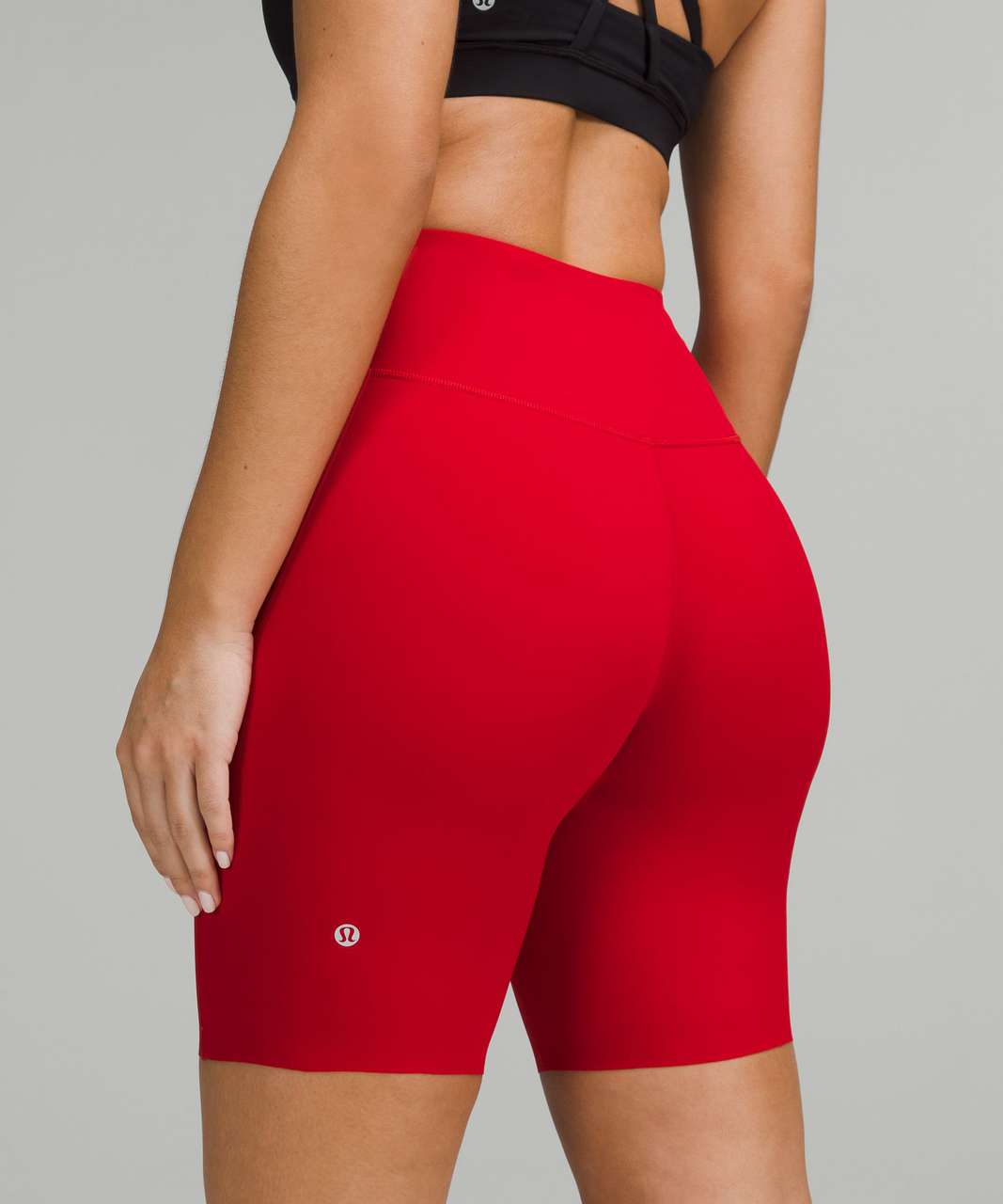 Lululemon Base Pace High-Rise Short 8 - Dark Red - lulu fanatics