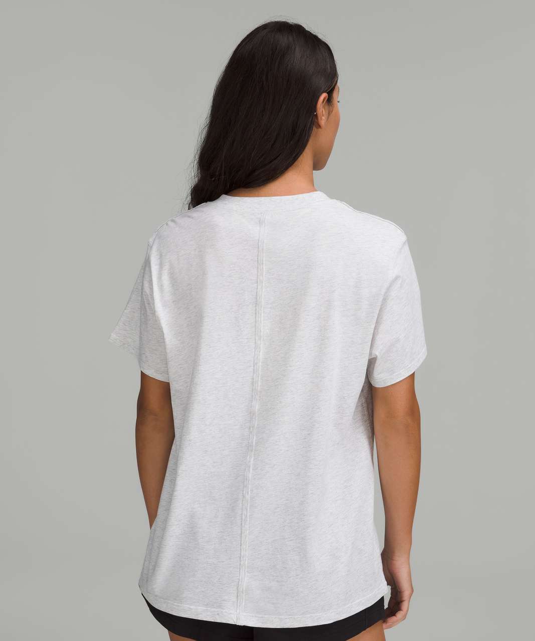 Lululemon All Yours Cotton T-Shirt - Heathered Core Ultra Light Grey (First Release)