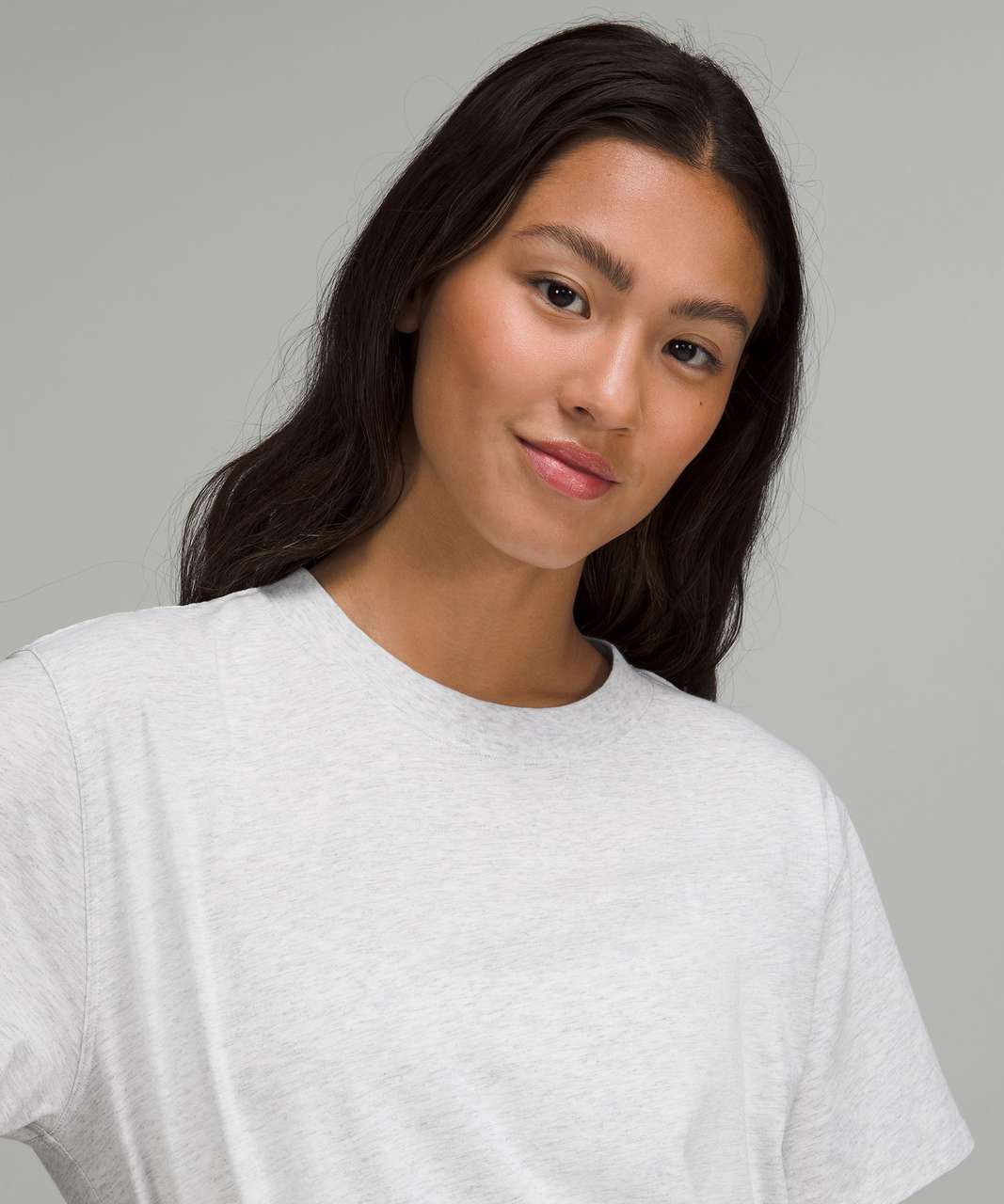 Lululemon All Yours Cotton T-Shirt - Heathered Core Ultra Light Grey (First Release)