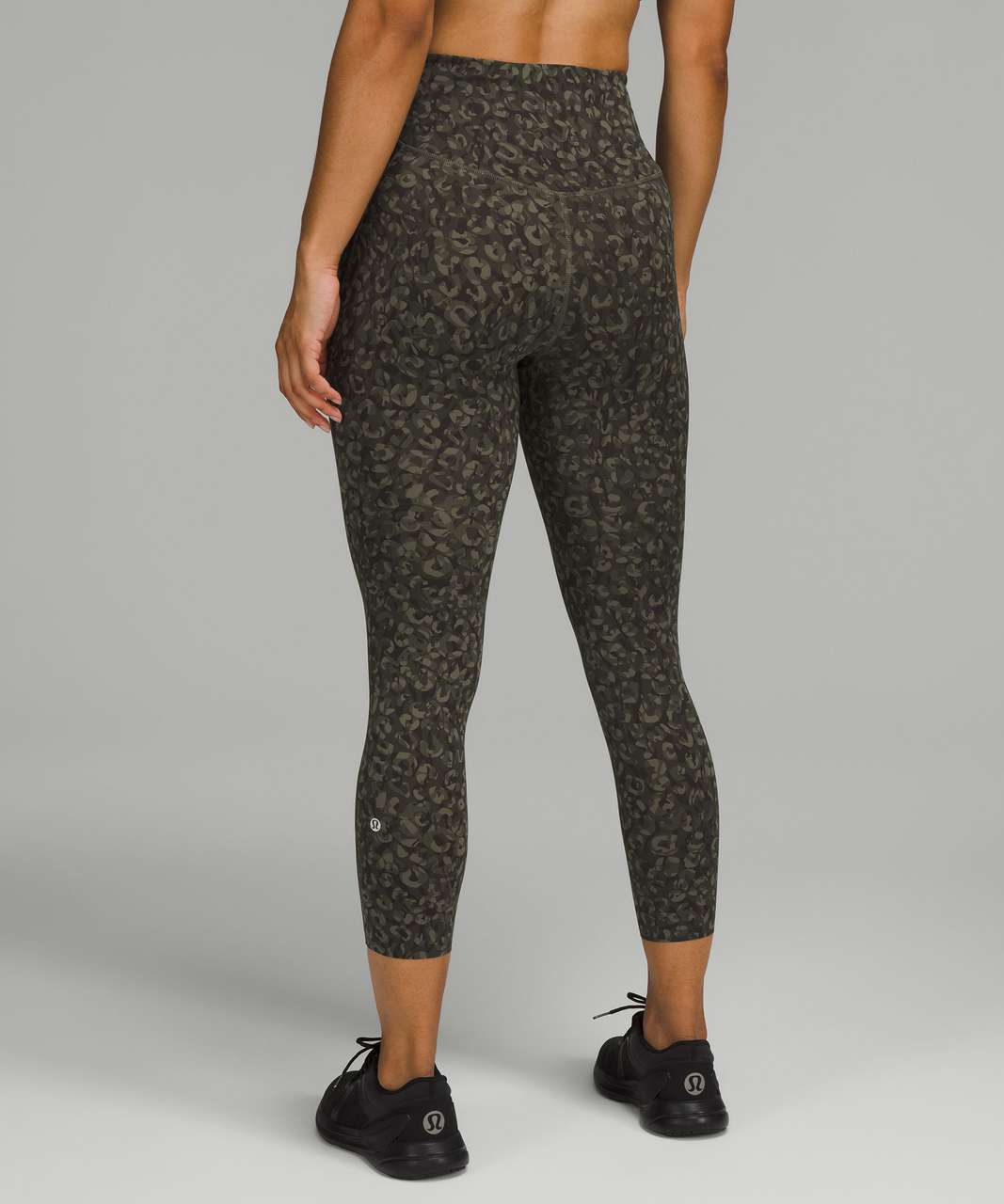 Lululemon Base Pace High-Rise Crop 23" - Intertwined Camo Medium Olive Multi