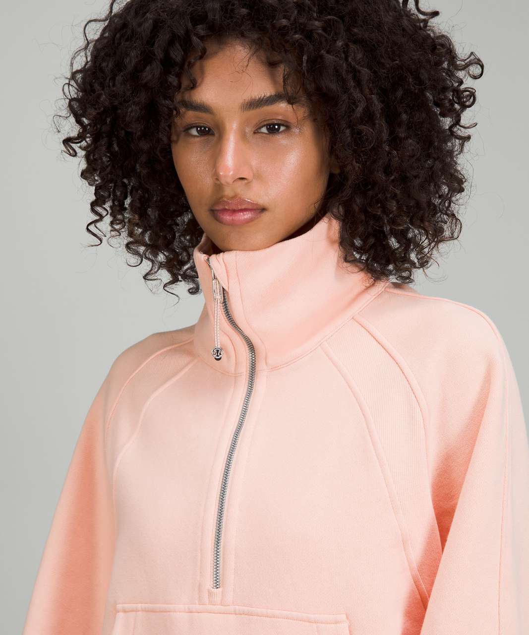 NEW LULULEMON Scuba Oversized Funnel Neck Half-Zip XL/XXL Brier Rose