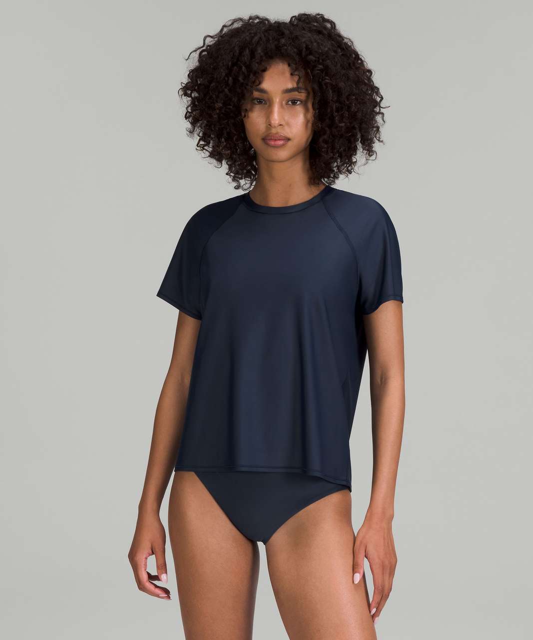 Lululemon Waterside Relaxed UV Protection Short Sleeve - True Navy