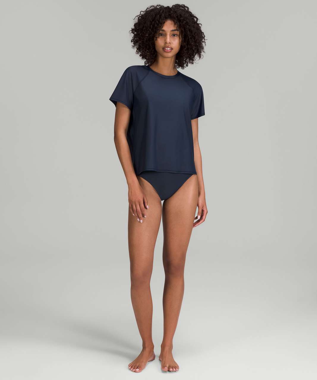 Lululemon Waterside Relaxed UV Protection Short Sleeve - True Navy