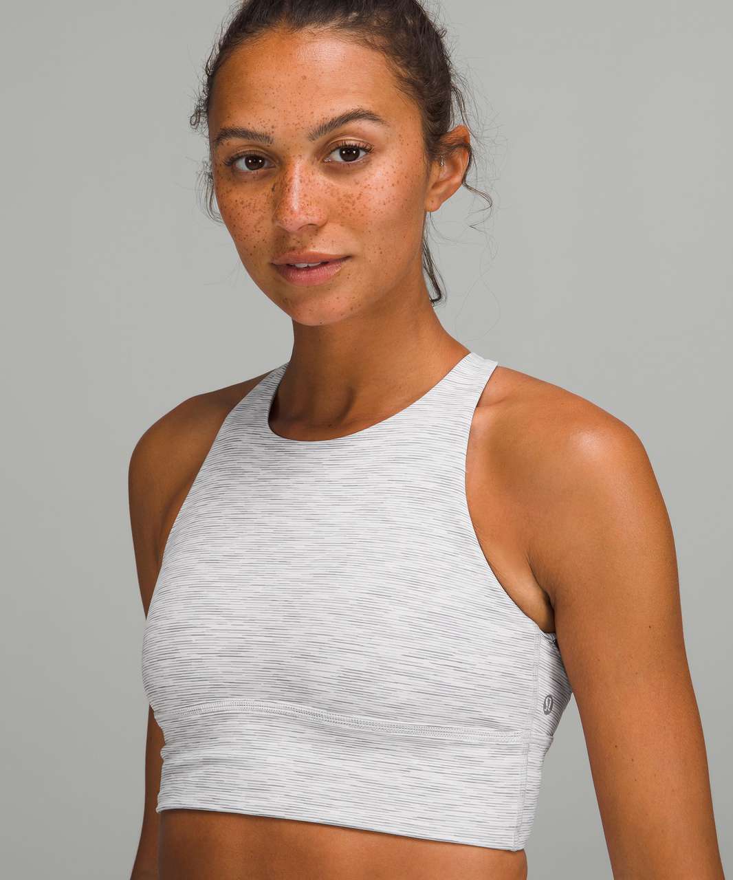 Lululemon Free to Be High-Neck Longline Bra - Wild *Light Support, A/B Cup - Wee Are From Space Nimbus Battleship
