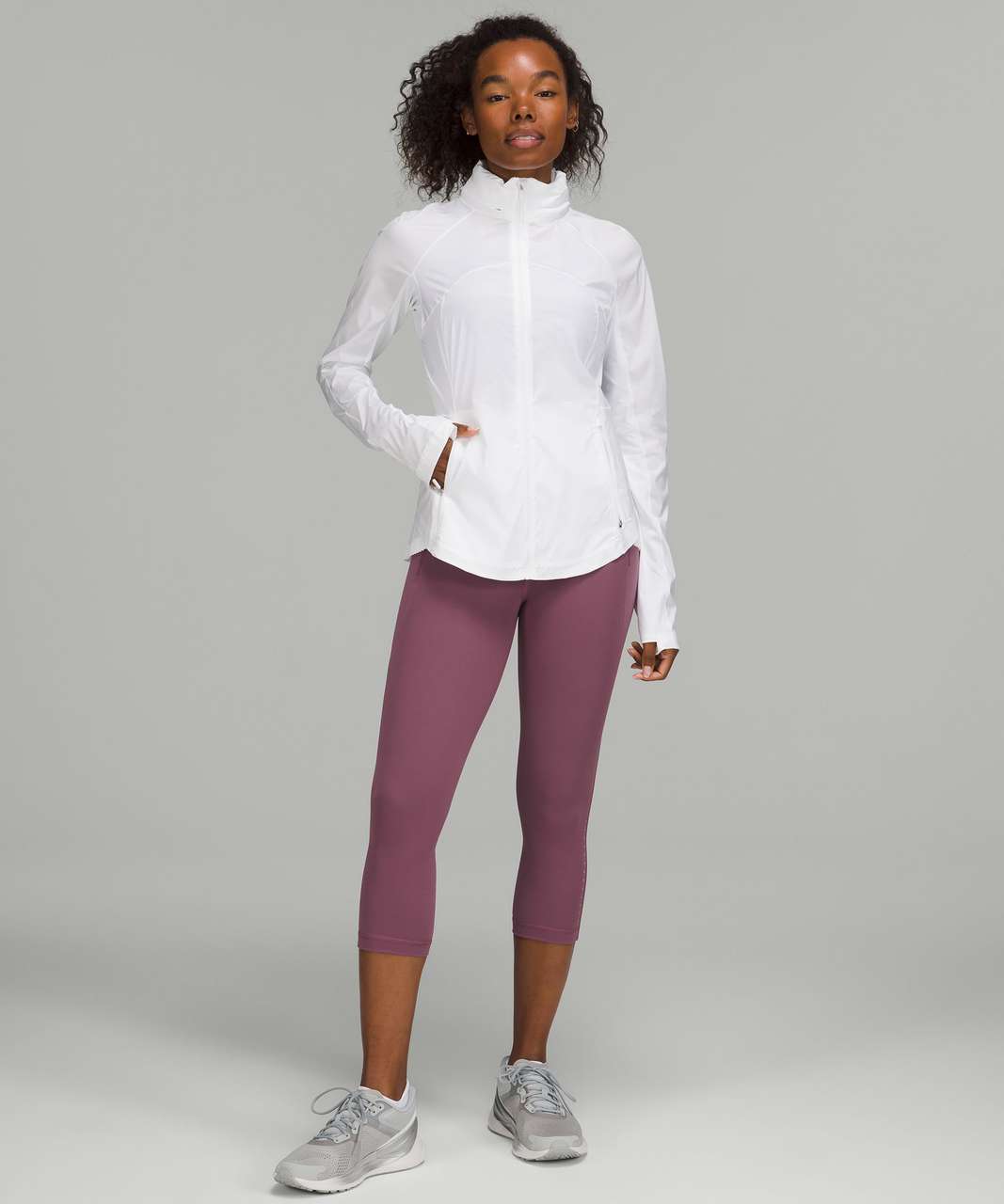 Lululemon Swift Speed High-Rise Crop 21 - Vintage Plum - lulu