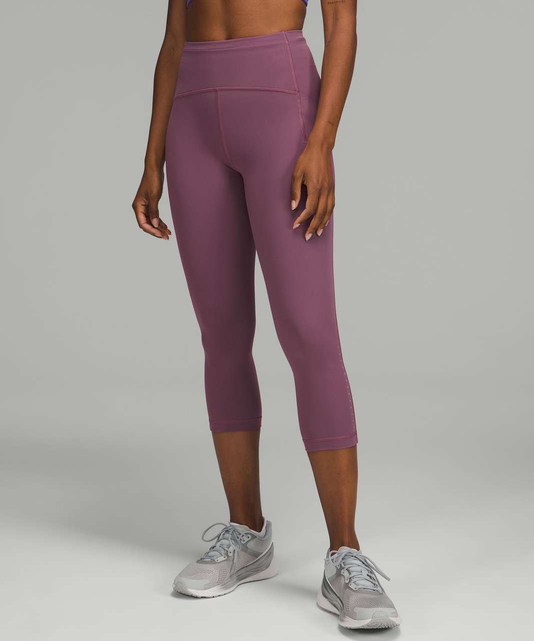 Lululemon Swift Speed High-Rise Crop 21 - Vintage Plum - lulu