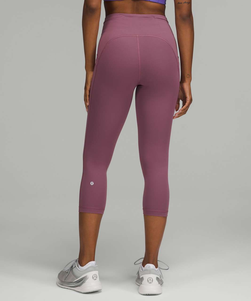 Lululemon Swift Speed High-Rise Crop 21 - Vintage Plum - lulu fanatics