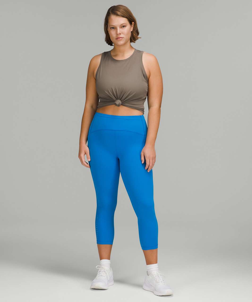 Lululemon Swift Speed High-Rise Crop 23 - True Navy - lulu fanatics