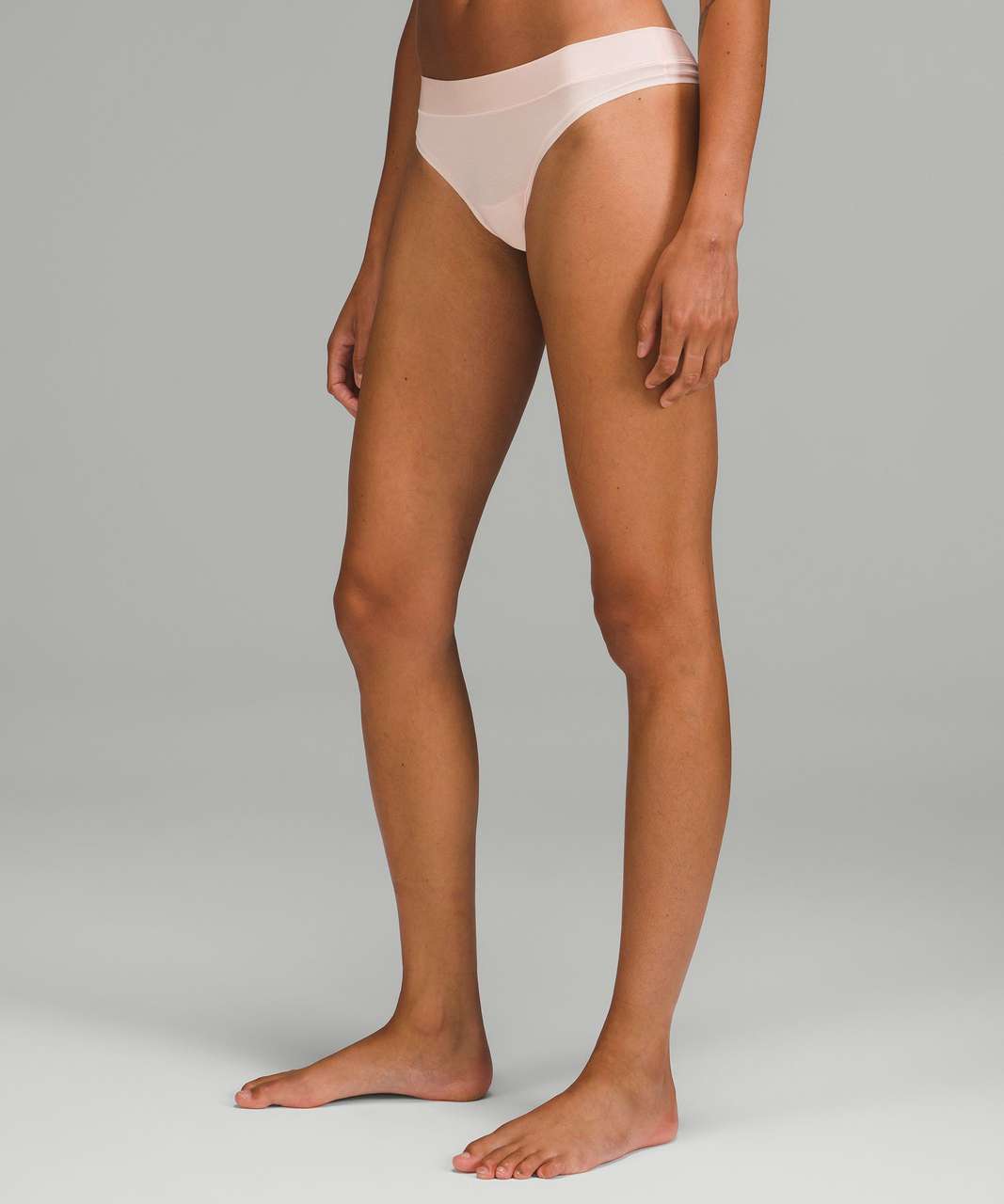 Lululemon UnderEase Mid-Rise Thong Underwear - Butter Pink