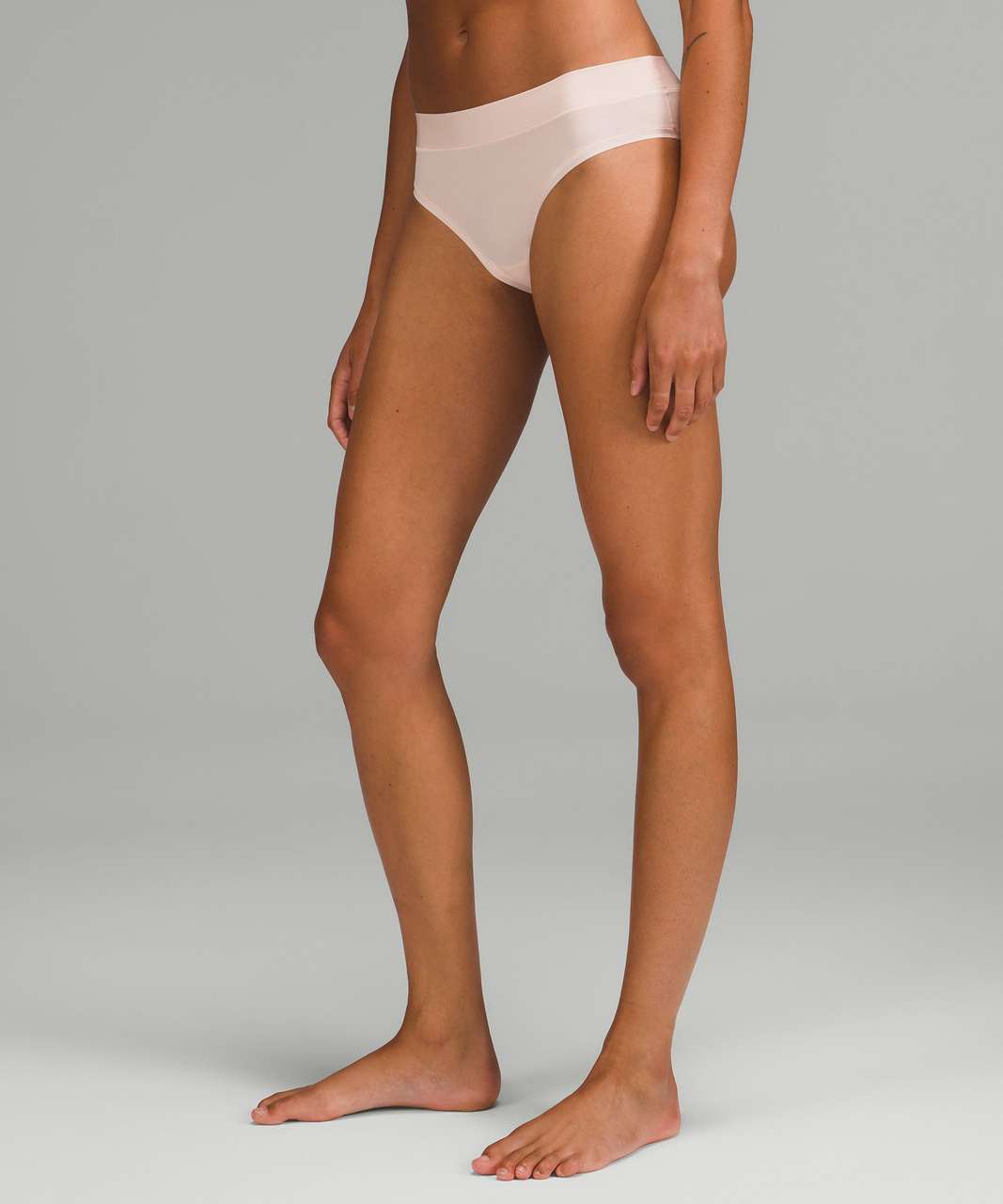 Lululemon UnderEase Mid-Rise Cheeky Bikini Underwear - Butter Pink