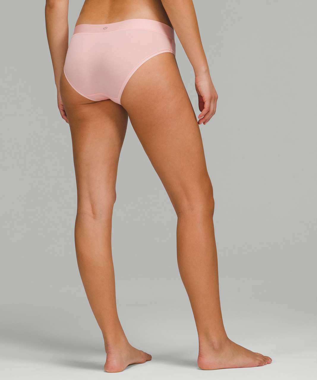 Lululemon UnderEase Ribbed High-Waist Thong Underwear - Sonic Pink