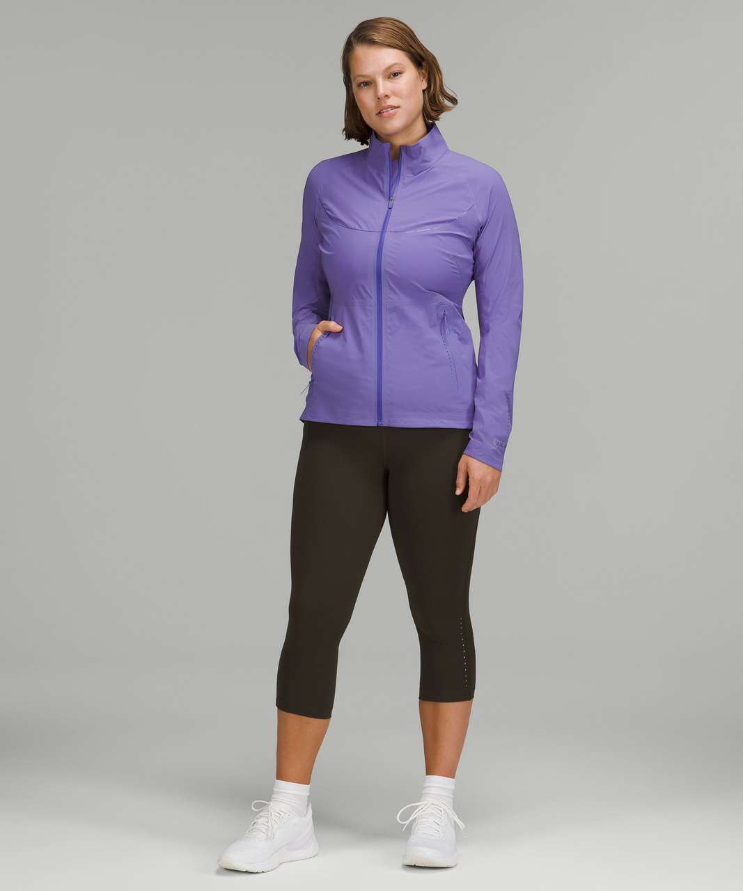 Lululemon Fast and Free Windbreaker - Ripened Raspberry - lulu fanatics