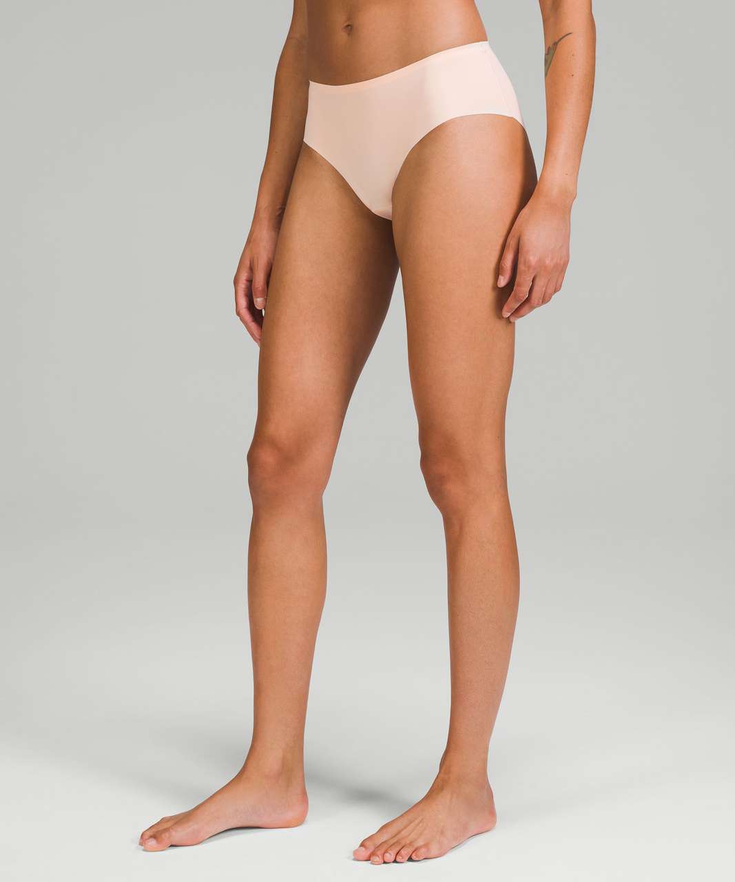 Lululemon InvisiWear Mid-Rise Hipster Underwear - Butter Pink - lulu  fanatics