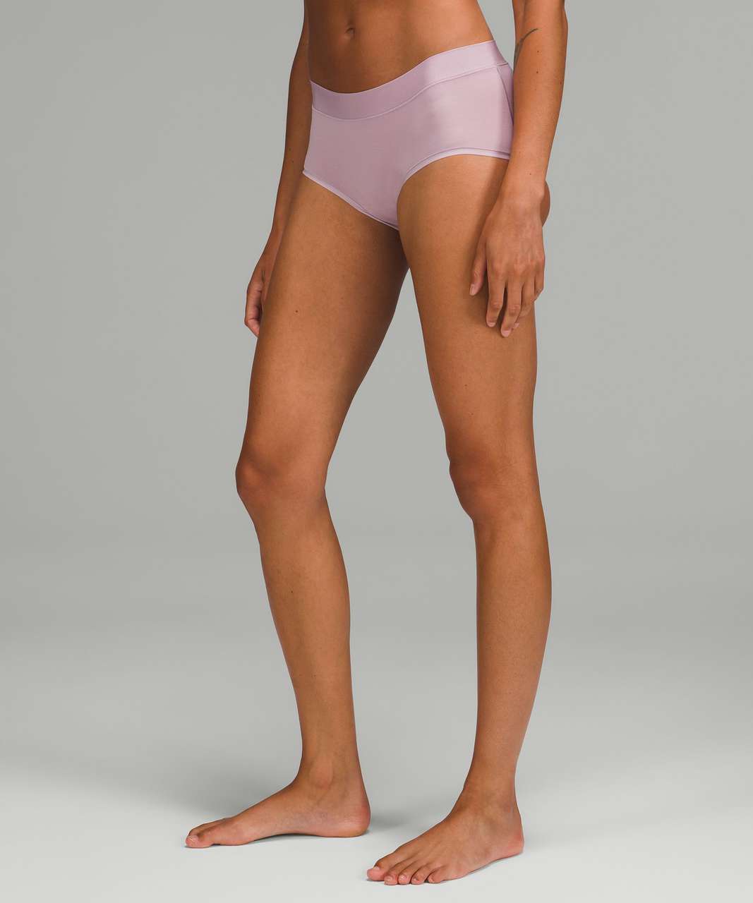 Lululemon UnderEase Mid-Rise Boyshort Underwear - Dusty Rose