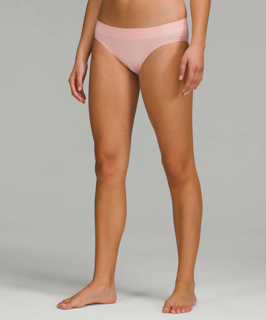 Lululemon InvisiWear Mid Rise Thong Underwear - Pink Puff - lulu fanatics