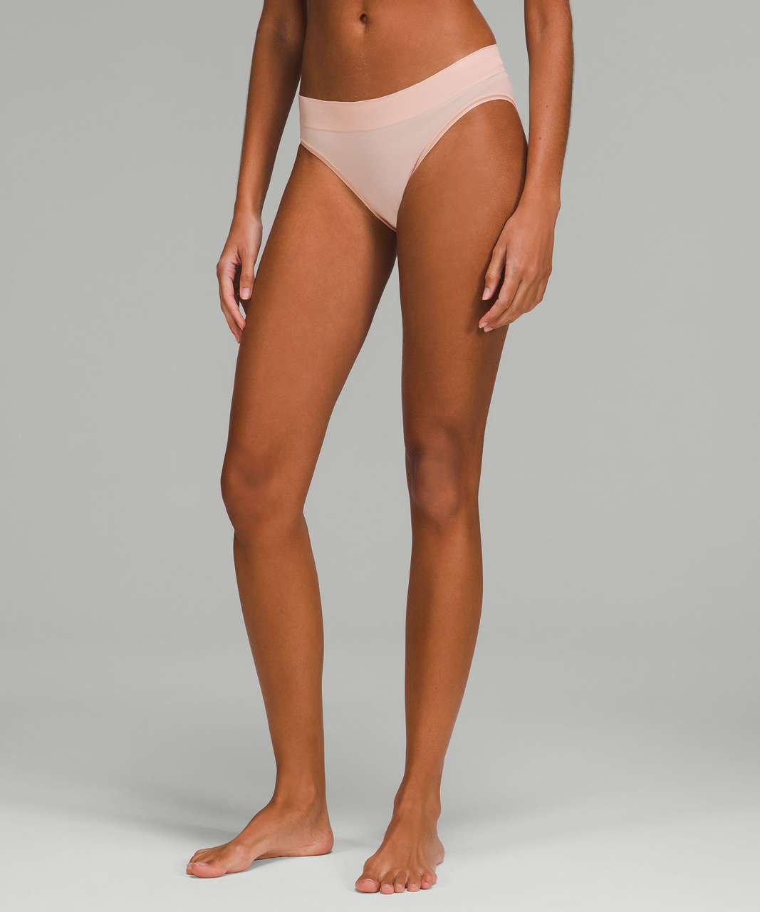 Lululemon Seamless Mid-Rise Bikini Underwear - Misty Shell