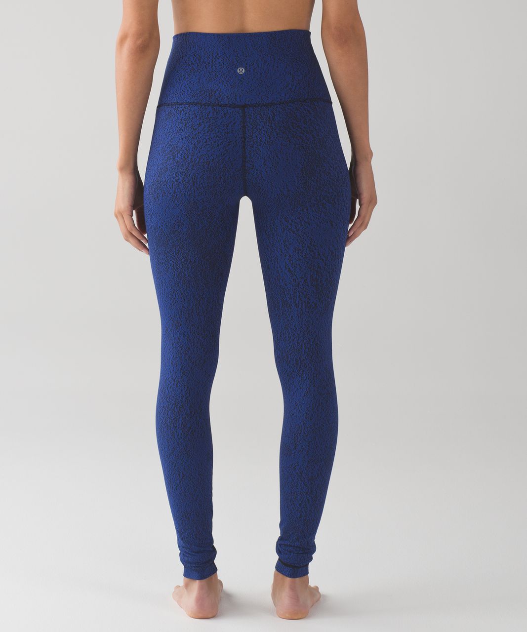 Lululemon Wunder Under Pant (Hi-Rise) - Power Luxtreme Spray Jacquard Sapphire Blue Black