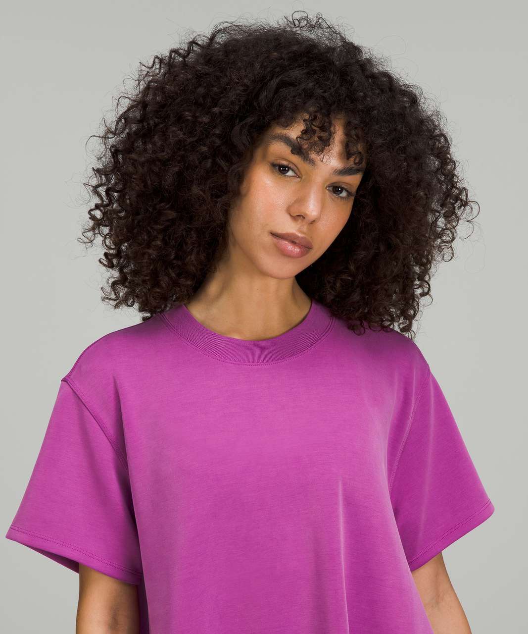Lululemon All Yours Softstreme T-Shirt Dress - Vivid Plum Lululemon All Yours Softstreme T-Shirt Dress - Vivid Plum