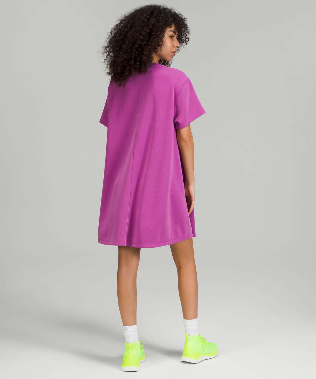 Lululemon All Yours Softstreme T-Shirt Dress - Vivid Plum