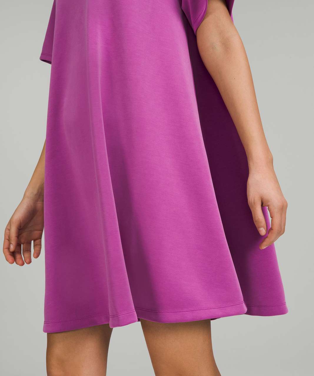 Lululemon All Yours Softstreme T-Shirt Dress - Vivid Plum