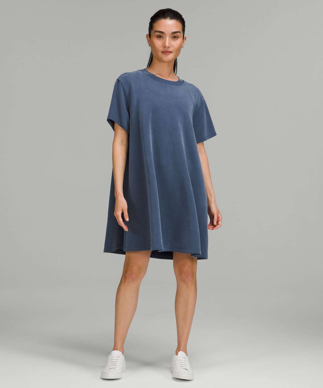 Lululemon All Yours Softstreme T-Shirt Dress - Mineral Blue