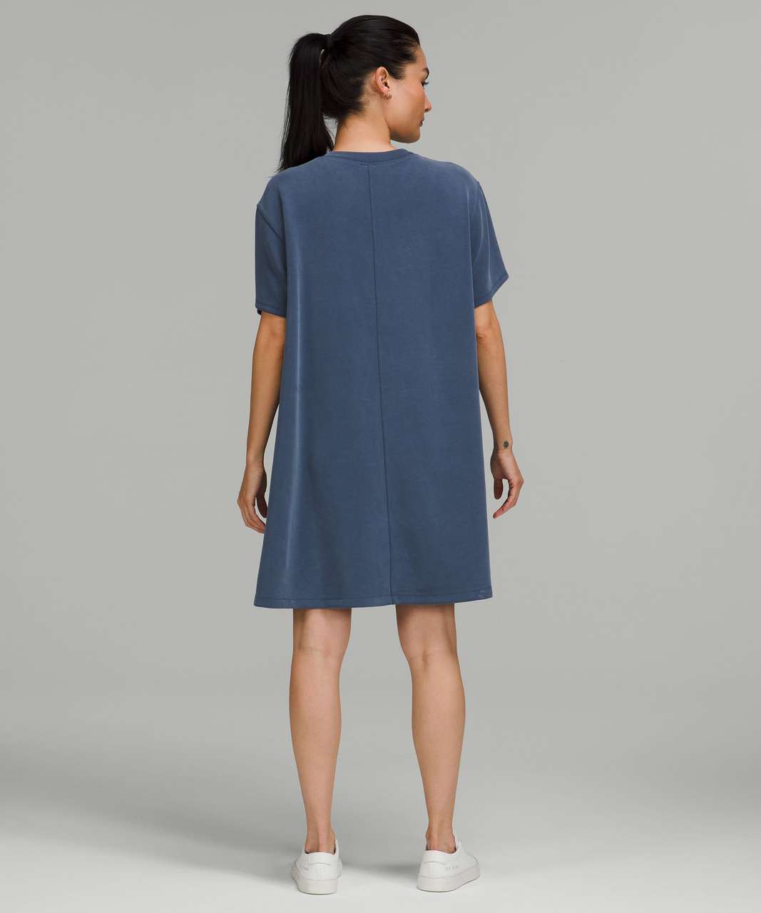 Lululemon All Yours Softstreme T-Shirt Dress - Mineral Blue