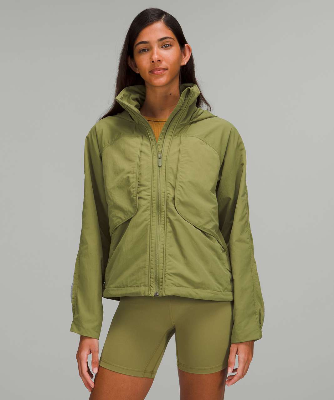 lululemon athletica, Jackets & Coats, Lululemon Instill Jacket Bronze  Green