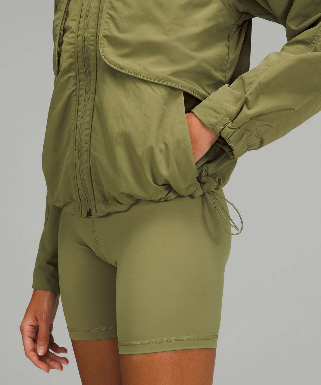 NWT Lululemon Down For It All Jacket Bronze Green Size : 10 & 12