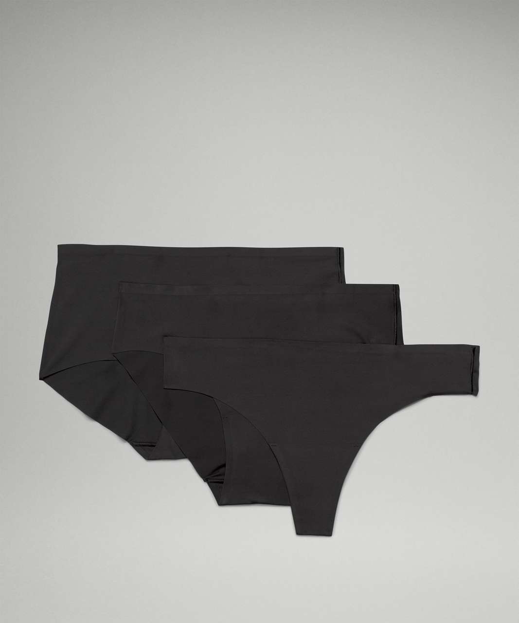 Lululemon InvisiWear Mid-Rise Multi-Silhouette Underwear 3 Pack - Black -  lulu fanatics