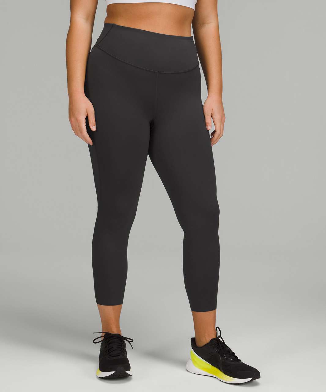 Lululemon Base Pace High-Rise Fleece Tight 28 - Black - lulu fanatics