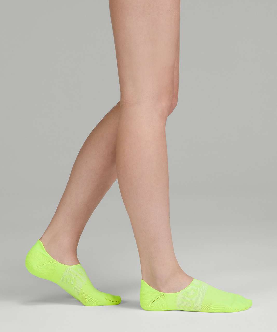 Lululemon Power Stride No-Show Sock with Active Grip 3 Pack - Electric Turquoise / Absinthe / Highlight Yellow