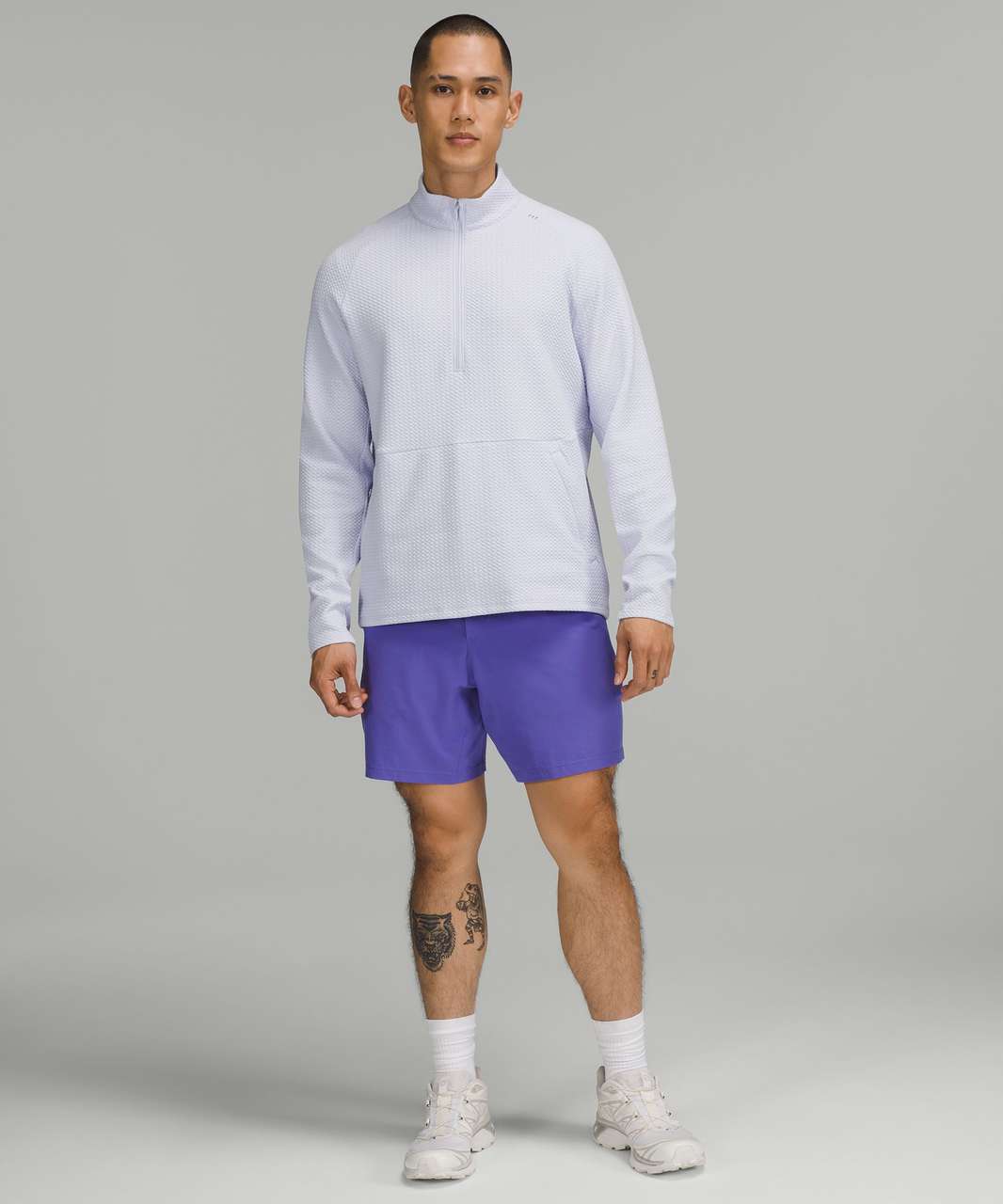 Lululemon At Ease Half-Zip - Pastel Blue